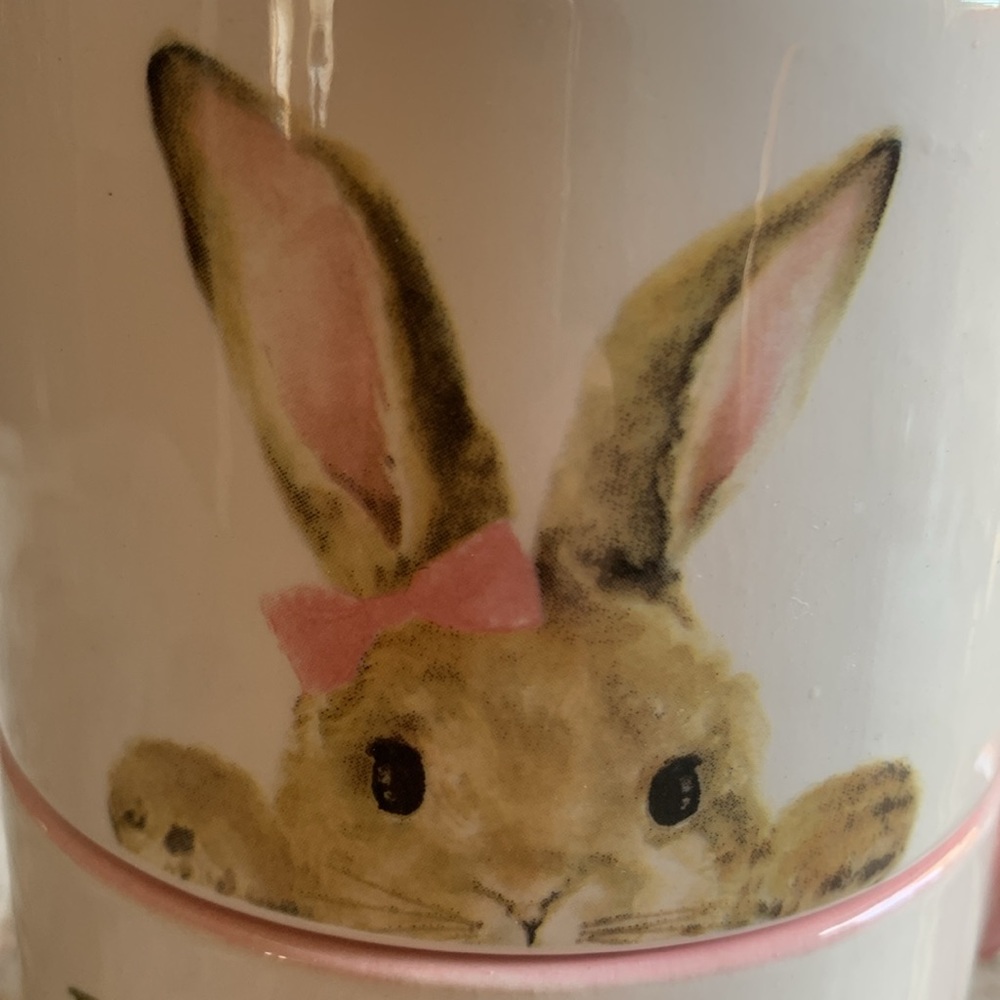 Hello Spring Bunny Stackable Mug Set - Picture 8 of 10